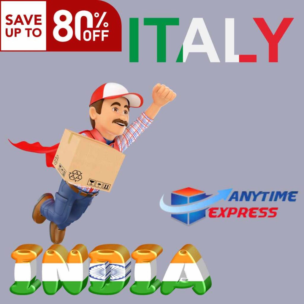 Courier Charges For Italy from Delhi India