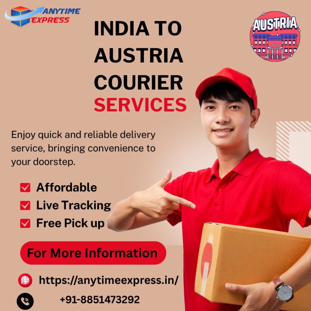 India to Austria Courier Charges