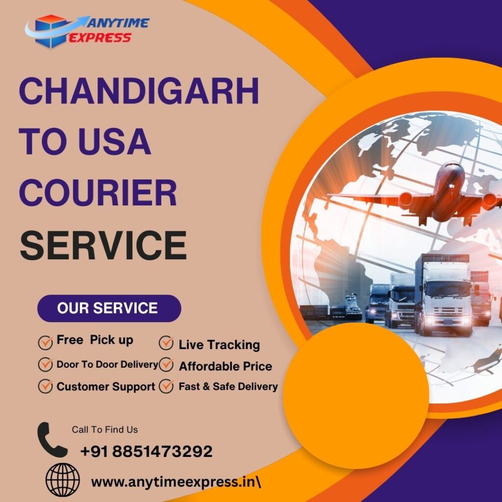 Chandigarh To USA Courier Services