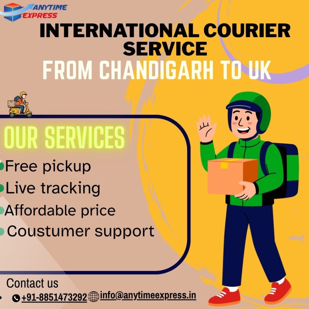 Chandigarh to UK Courier services