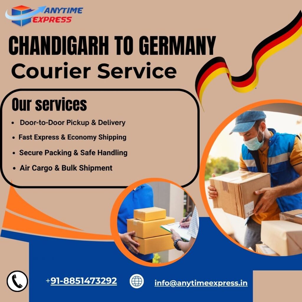 Chandigarh To Germany Courier Service