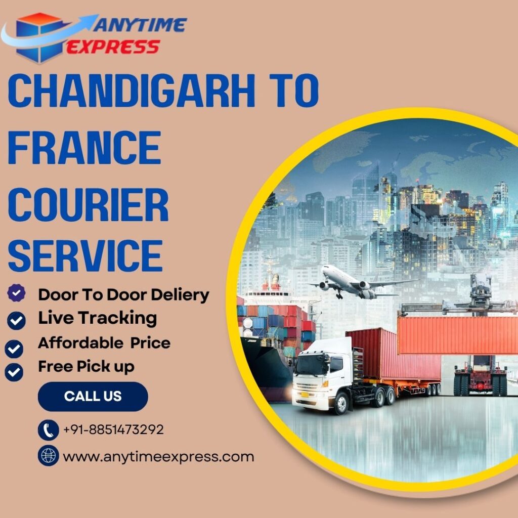 Chandigarh to France Courier Service
