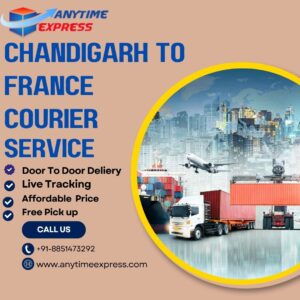 Chandigarh to France Courier Service