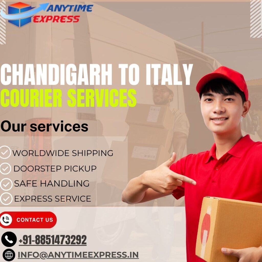 Chandigarh To Italy Courier Service